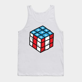 american rubik Tank Top